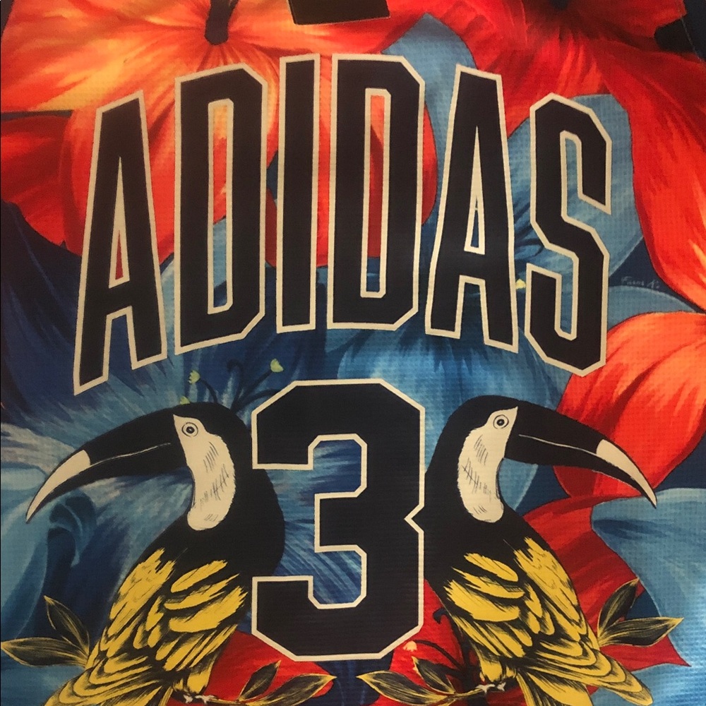 New Farm Rio adidas Tropical Floral Jersey  Tank - Picture 6 of 16